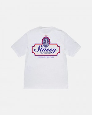 Stüssy Authentic T-shirt Vita | Sverige 268LHDMRW