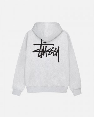 Stüssy Basic Hoodie Grå | Sverige 826DNIZTQ