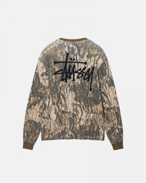 Stüssy Basic Stock LS Thermal Tröja Camo | Sverige 237ZPITOD