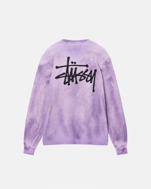 Stüssy Basic Stock LS Thermal Tröja Lavendel | Sverige 986YDITAW