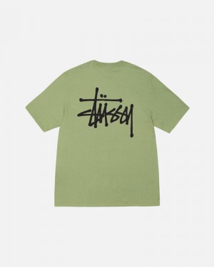 Stüssy Basic T-shirt Gröna | Sverige 045EPDWQZ