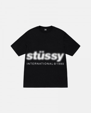 Stüssy Blur T-shirt Svarta | Sverige 729RKIBCN