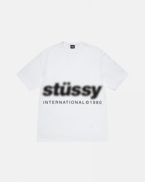 Stüssy Blur T-shirt Vita | Sverige 456TZWPGH