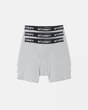 Stüssy Boxer Briefs Shorts Grå | Sverige 286SKLZFH