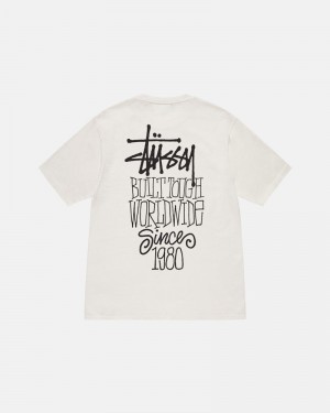 Stüssy Built Tough Pigment Dyed T-shirt Beige | Sverige 108SMITOW