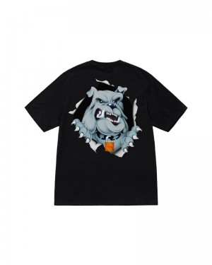 Stüssy Bulldog Ripper T-shirt Svarta | Sverige 860DKSFWH