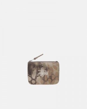 Stüssy Canvas Coin Pouch Plånbok Bruna | Sverige 542LGUYWD