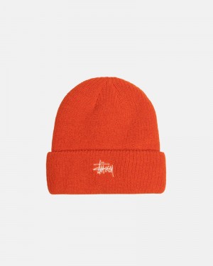 Stüssy Cuff Basic Mössa Orange | Sverige 769ZACLBF