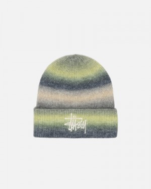 Stüssy Cuff Spray Stripe Mössa Olika Färger | Sverige 648XKISOC