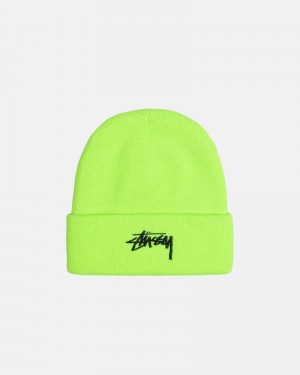 Stüssy Cuff Stock Mössa Gröna | Sverige 608ZJVCRT