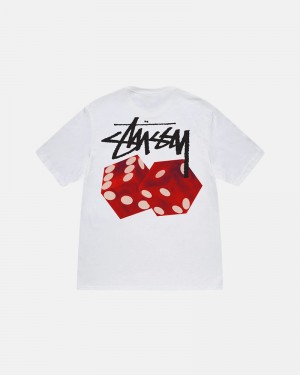 Stüssy Diced Out T-shirt Vita | Sverige 714AGZTCY