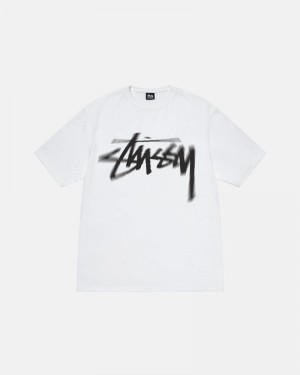 Stüssy Dizzy Stock T-shirt Vita | Sverige 745OSPNFY