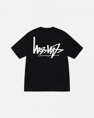 Stüssy Flipped T-shirt Svarta | Sverige 768TBPGVX