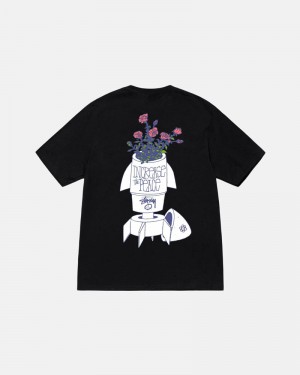 Stüssy Flower Bomb T-shirt Svarta | Sverige 305YWNMAD