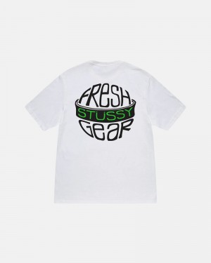 Stüssy Fresh Gear T-shirt Vita | Sverige 340QZUTDR