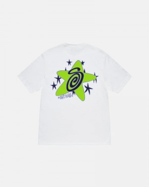 Stüssy Galaxy T-shirt Vita | Sverige 697PKJYDL