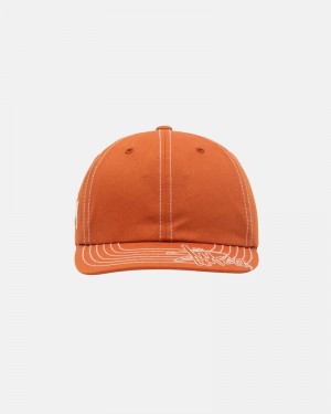 Stüssy Low Pro Basic Stitch Strapback Kepsar Orange | Sverige 713SWIYJG