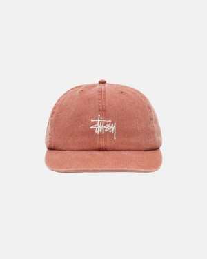 Stüssy Low Pro Basic Washed Strapback Kepsar Bruna | Sverige 158JZHTCQ