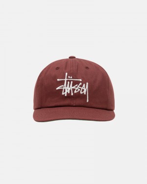 Stüssy Mid-Depth Basic Strapback Kepsar Bruna | Sverige 271GNPAHS