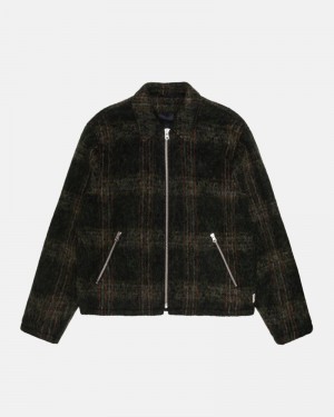 Stüssy Mohair Club Jacka Olivgröna | Sverige 416JDSUIC