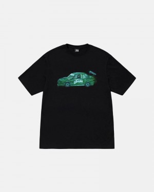 Stüssy Racecar T-shirt Svarta | Sverige 156MTZKQX