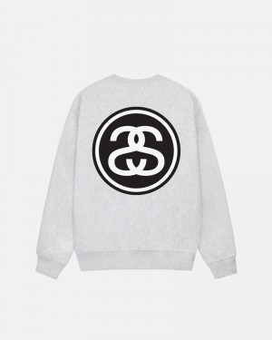 Stüssy SS-Link Crew Sweatshirt Grå | Sverige 721WSAPVO