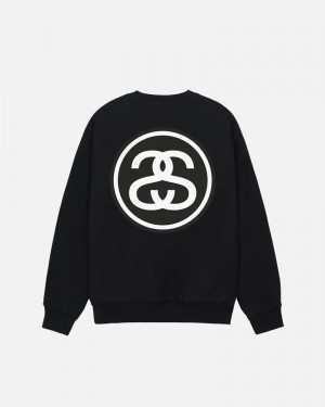 Stüssy SS-Link Crew Sweatshirt Svarta | Sverige 178ZBUORW