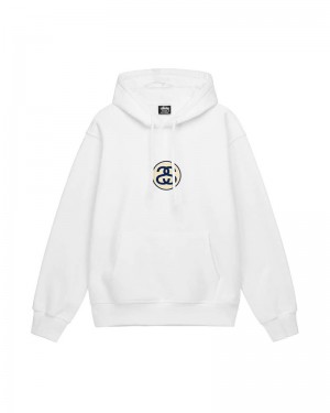 Stüssy SS-Link Hoodie Vita | Sverige 289LSXONV