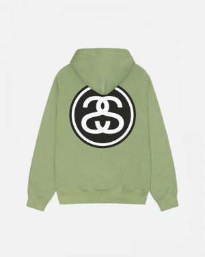 Stüssy SS-Link Moss Hoodie Gröna | Sverige 496XLIBPA