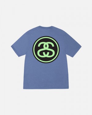 Stüssy SS-Link Storm T-shirt Blå | Sverige 132ZPUXBT