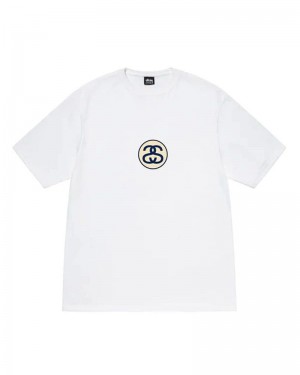 Stüssy SS Link T-shirt Vita | Sverige 680NSMXIH