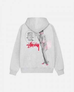 Stüssy Skate Tough Hoodie Grå | Sverige 410WMAHLE