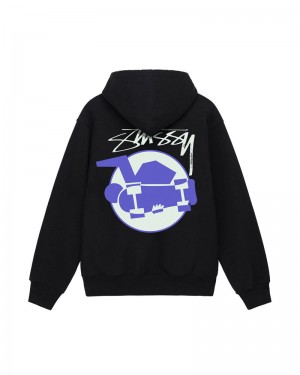 Stüssy Skateman Hoodie Svarta | Sverige 170WMIKLX