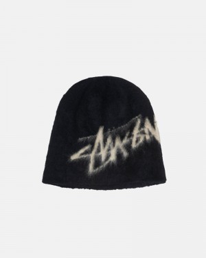 Stüssy Skullcap Brushed Out Stock Mössa Svarta | Sverige 560DRQKGF