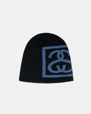 Stüssy Skullcap SS Link Mössa Svarta | Sverige 763TRGAFP