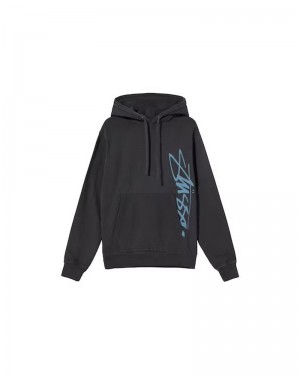 Stüssy Smooth Stock Printed Hoodie Svarta | Sverige 754CWMKSD