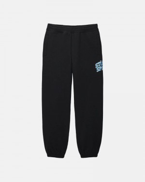 Stüssy Sport Träningsbyxor Svarta | Sverige 587ZQMJCV