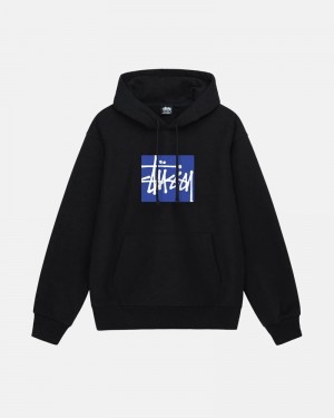 Stüssy Stock Box Hoodie Svarta | Sverige 693GFKCRD