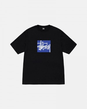 Stüssy Stock Box T-shirt Svarta | Sverige 084FYNAWM