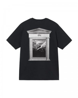 Stüssy Surf Tomb Pigment Dyed T-shirt Svarta | Sverige 760NOXUYI