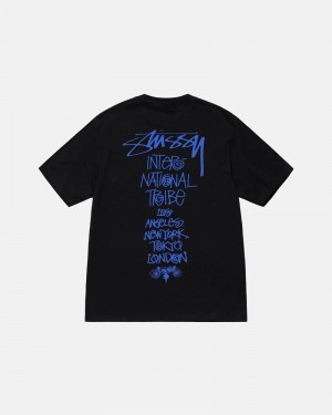 Stüssy Tribe Stack T-shirt Svarta | Sverige 632NOPMRI