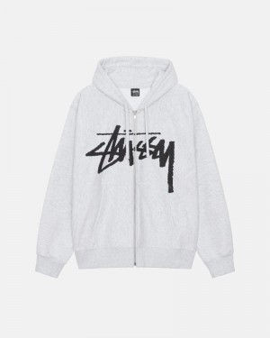 Stüssy Venus Zip Hoodie Grå | Sverige 971GWSHVE