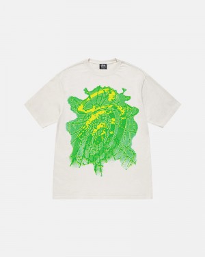 Stüssy Web Pigment Dyed T-shirt Vita | Sverige 918HAWCSZ