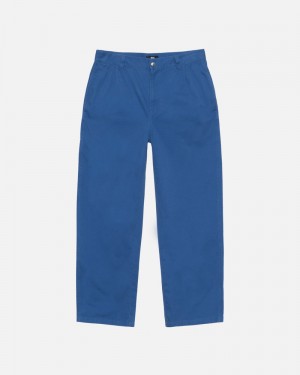 Stüssy Workgear Trouser Twill Byxor Blå | Sverige 186ONXTSY