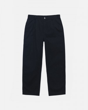 Stüssy Workgear Trouser Twill Byxor Svarta | Sverige 017PDQVWS