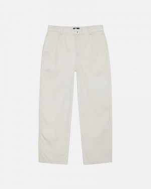 Stüssy Workgear Trouser Twill Byxor Vita | Sverige 483VABRHU