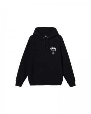 Stüssy X Dover Street Market Hoodie Svarta | Sverige 678TSLDME