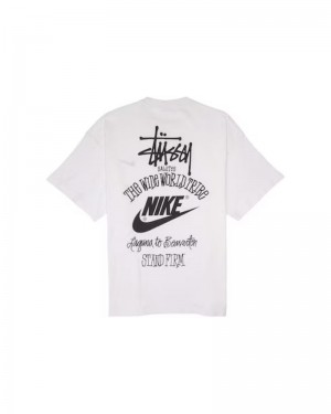 Stüssy X NK The Breda World Tribe T-shirt Vita | Sverige 590KZOEPF