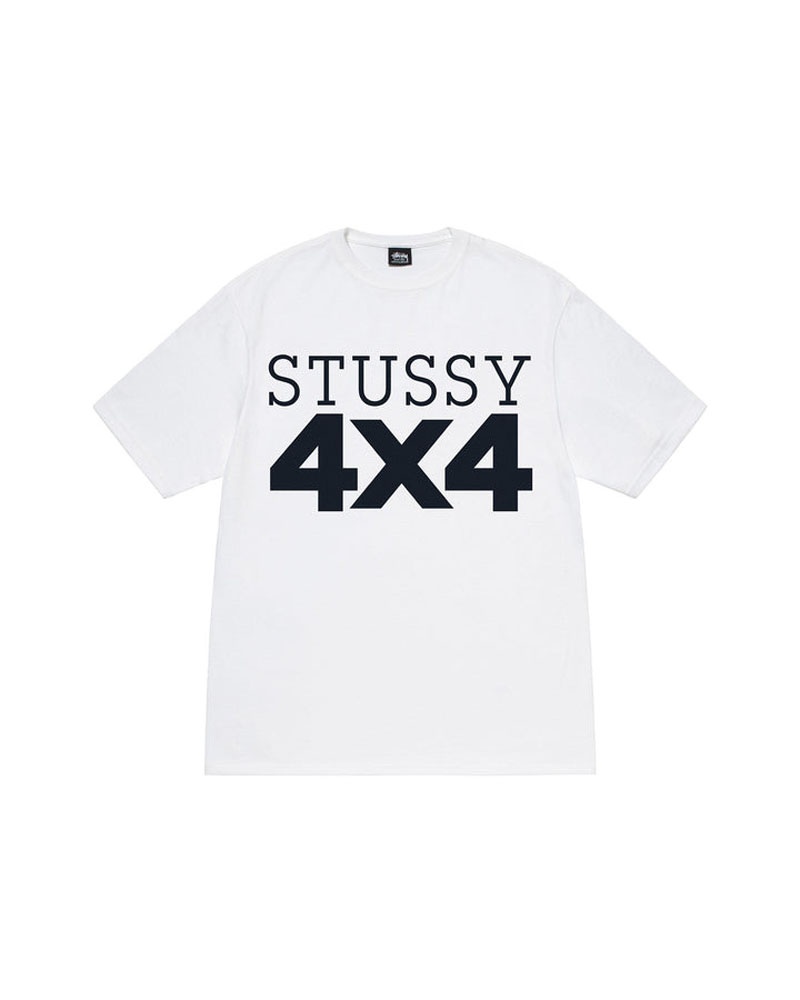 Stüssy 4x4 T-shirt Vita | Sverige 510HXBFRE