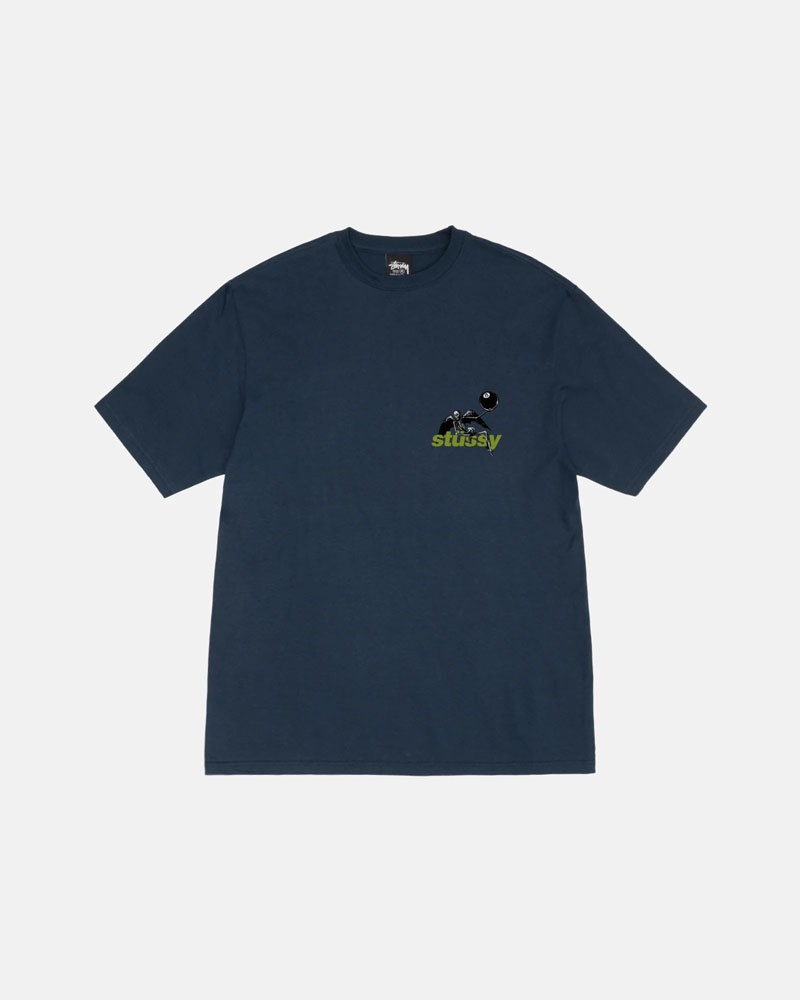 Stüssy Apocalypse T-shirt Marinblå | Sverige 371UHQGDF